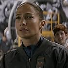 Howland Wilson and Jennifer Lopez in "Atlas" (2024)