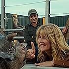 Laura Dern, Sam Neill, and Varada Sethu in Jurassic World: Dominion (2022)