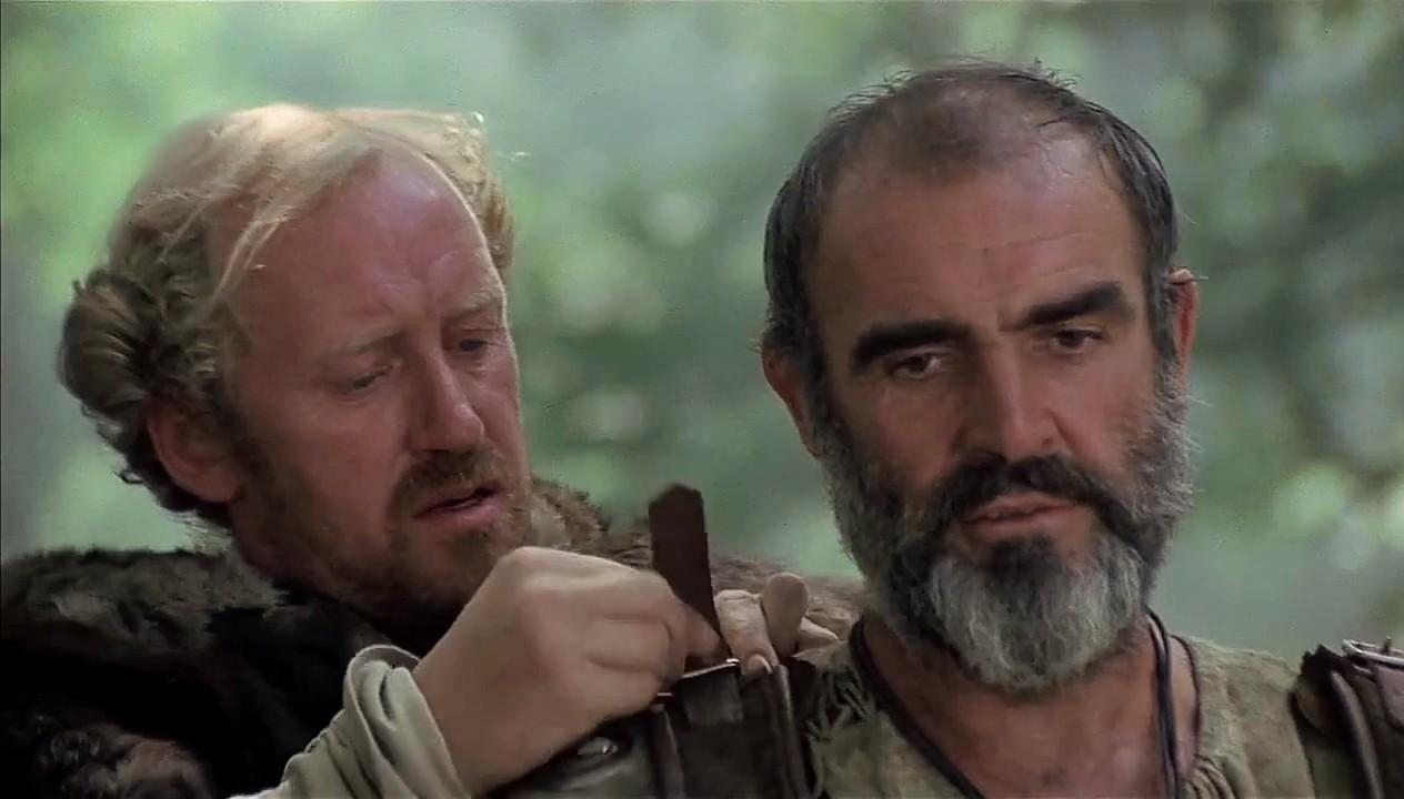 Sean Connery and Nicol Williamson in Robin and Marian (1976)