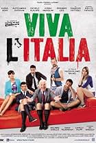 Alessandro Pesci, Ambra Angiolini, Raoul Bova, Alessandro Gassmann, Edoardo Leo, Rocco Papaleo, Michele Placido, Giuliano Taviani, and Julie P. in Viva l'Italia (2012)