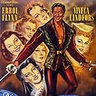 Errol Flynn, Barbara Bates, Viveca Lindfors, Ann Rutherford, Jean Shepherd, Mary Stuart, and Helen Westcott in Adventures of Don Juan (1948)