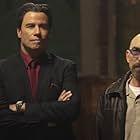 John Travolta and Jackie Earle Haley in Criminal Activities (2015)