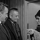 George C. Scott, Jacques Roux, and Dana Wynter in The List of Adrian Messenger (1963)