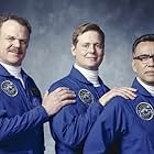 John C. Reilly, Fred Armisen, and Tim Heidecker in Moonbase 8 (2020)