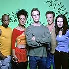 Lizette Carrion, Dennis Christopher, Ethan Embry, Karim Prince, and Lisa Sheridan in FreakyLinks (2000)
