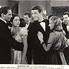 James Stewart, Ginger Rogers, James Ellison, and Frances Mercer in Vivacious Lady (1938)