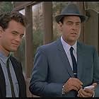 Dan Aykroyd and Tom Hanks in Dragnet (1987)