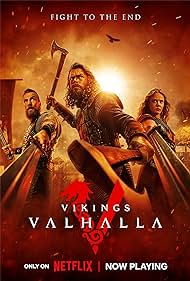 Leo Suter, Frida Gustavsson, and Sam Corlett in Vikings: Valhalla (2022)