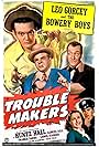 Gabriel Dell, Leo Gorcey, Huntz Hall, Helen Parrish, and Lionel Stander in Trouble Makers (1948)