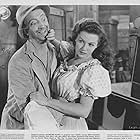 John Abbott and Rhonda Fleming in Adventure Island (1947)