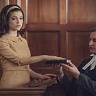 Sophie Cookson and Stuart Davidson in The Trial of Christine Keeler (2019)