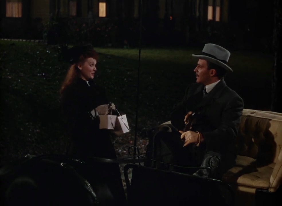 Lucille Bremer and Hugh Marlowe in Meet Me in St. Louis (1944)