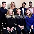 WireImage Portrait Studio presented by DIRECTV - Day 3 - 2017 SUNDANCE FILM FESTIVAL PARK CITY, UT - JANUARY 22: (Back row L-R) Actors Ray Iannicelli, Bridget Everett, Siddharth Dhananjay and Mamoudou Athie 