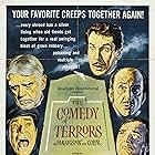 Peter Lorre, Vincent Price, Basil Rathbone, and Joyce Jameson in The Comedy of Terrors (1963)