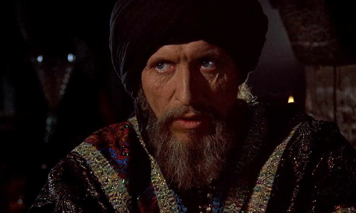 Tom Baker in The Golden Voyage of Sinbad (1973)