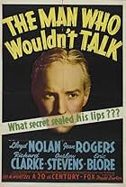 Lloyd Nolan in The Man Who Wouldn't Talk (1940)