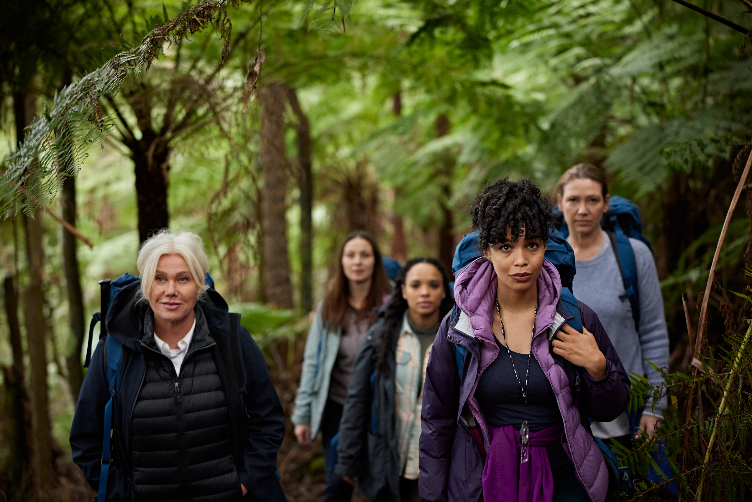 Deborra-Lee Furness, Sisi Stringer, Anna Torv, Robin McLeavy, and Lucy Ansell in Force of Nature: The Dry 2 (2024)