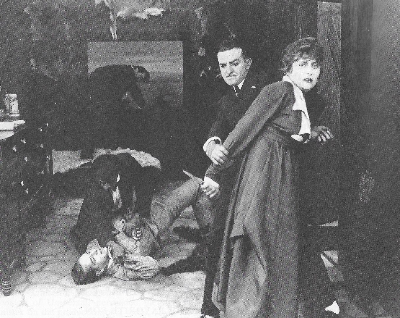 John Ford, Grace Cunard, Francis Ford, and Jack Holt in The Broken Coin (1915)