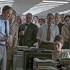 Tom Hanks, Meryl Streep, Philip Casnoff, David Cross, Tracy Letts, Bradley Whitford, Jessie Mueller, and Carrie Coon in The Post (2017)