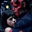 Ron Perlman and Selma Blair in Hellboy (2004)