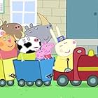 Morwenna Banks, Judy Flynn, Sarah Ann Kennedy, David Rintoul, John Sparkes, Oliver May, Harley Bird, and Alice May in Peppa Pig (2004)