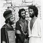 Jonathan Pryce, Chris Sarandon, and Colin Blakely in The Day Christ Died (1980)