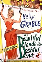 Sterling Holloway, Hugh Herbert, Betty Grable, Cesar Romero, El Brendel, Porter Hall, and Rudy Vallee in The Beautiful Blonde from Bashful Bend (1949)