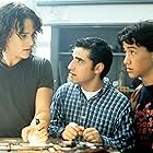 Heath Ledger, Joseph Gordon-Levitt, and David Krumholtz in 10 Things I Hate About You (1999)