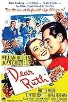 William Holden, Edward Arnold, Joan Caulfield, and Billy De Wolfe in Dear Ruth (1947)
