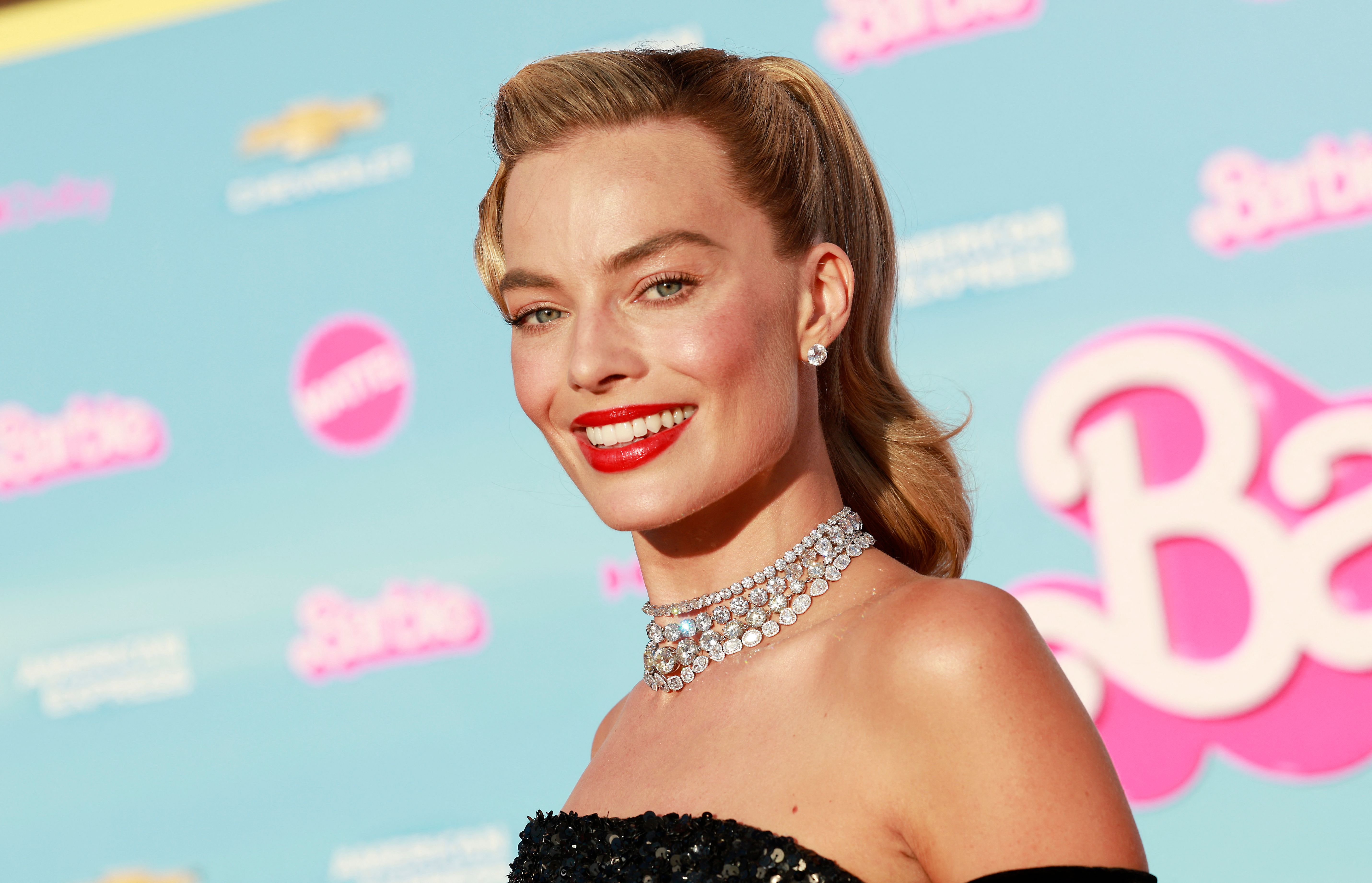 Margot Robbie at an event for Barbie (2023)