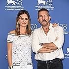 Antonio Banderas and Penélope Cruz at an event for Official Competition (2021)