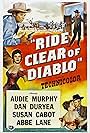 Audie Murphy, Dan Duryea, and Susan Cabot in Ride Clear of Diablo (1954)