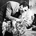 Donald Pleasence and Jack Palance in The Man Inside (1958)