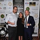 John Romano, Sylvia Sylver and Managing Director of Champagne Billecart-Salmon Alexandre Baderattend the Nuit du Champagne Celebrates Cinema Pre-Oscar party at La Residence de France on February 22, 2017 in Beverly Hills, California.