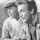 John McCallum and Forrest Tucker in Trouble in the Glen (1954)