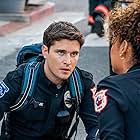 Gina Torres and Ronen Rubinstein in 9-1-1: Lone Star (2020)