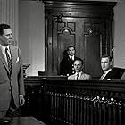 Barney Martin and Anthony Quayle in The Wrong Man (1956)