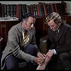 Christopher Lee and Robert Hardy in Dark Places (1974)
