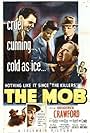 Ernest Borgnine, Broderick Crawford, Neville Brand, and Betty Buehler in The Mob (1951)