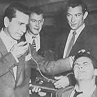 Lee Van Cleef, Richard Conte, Earl Holliman, and Cornel Wilde in The Big Combo (1955)