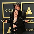 Bong Joon Ho and Kwak Sin-ae at an event for The Oscars (2020)