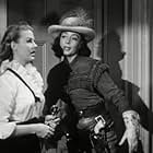 Mary Castle and Marie Windsor in Stories of the Century (1954)