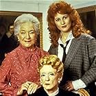 Bette Davis, Helen Hayes, and Liane Langland in Murder with Mirrors (1985)