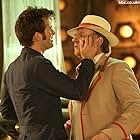 Peter Davison and David Tennant in Doctor Who (2005)