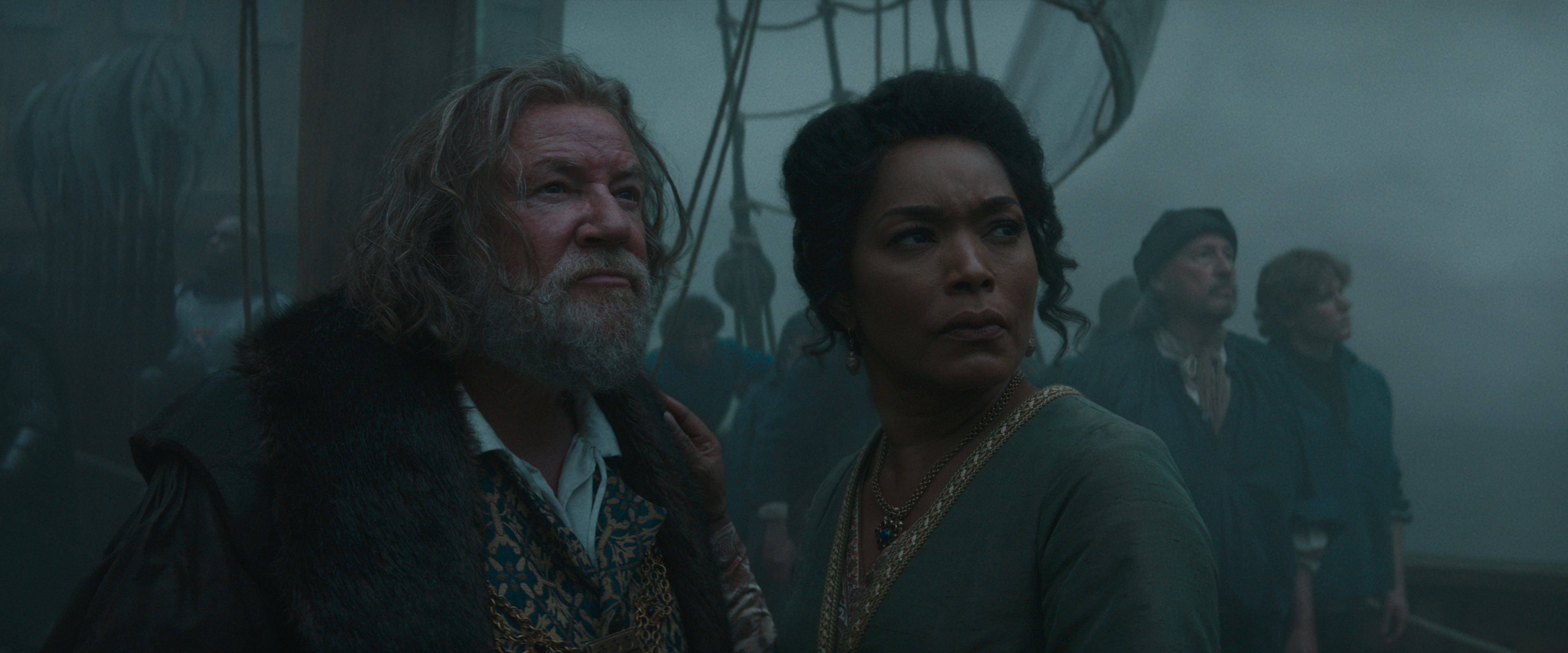 Angela Bassett and Ray Winstone in Damsel (2024)