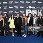 Russell Crowe, Steve Bastoni, Daniel MacPherson, Elsa Pataky, Matt Nable, Liam Hemsworth, Benedict Hardie, and Molly Grace in Poker Face (2022)