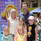 Tori Spelling, Dean McDermott, Stella McDermott, Liam McDermott, Hattie McDermott, and Finn McDermott at an event for The Emoji Movie (2017)