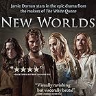 Joe Dempsie, Jamie Dornan, Alice Englert, and Freya Mavor in New Worlds (2014)