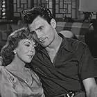 Jack Palance and Ida Lupino in The Big Knife (1955)