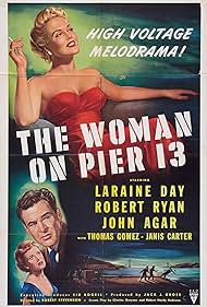 Janis Carter, Laraine Day, and Robert Ryan in The Woman on Pier 13 (1949)